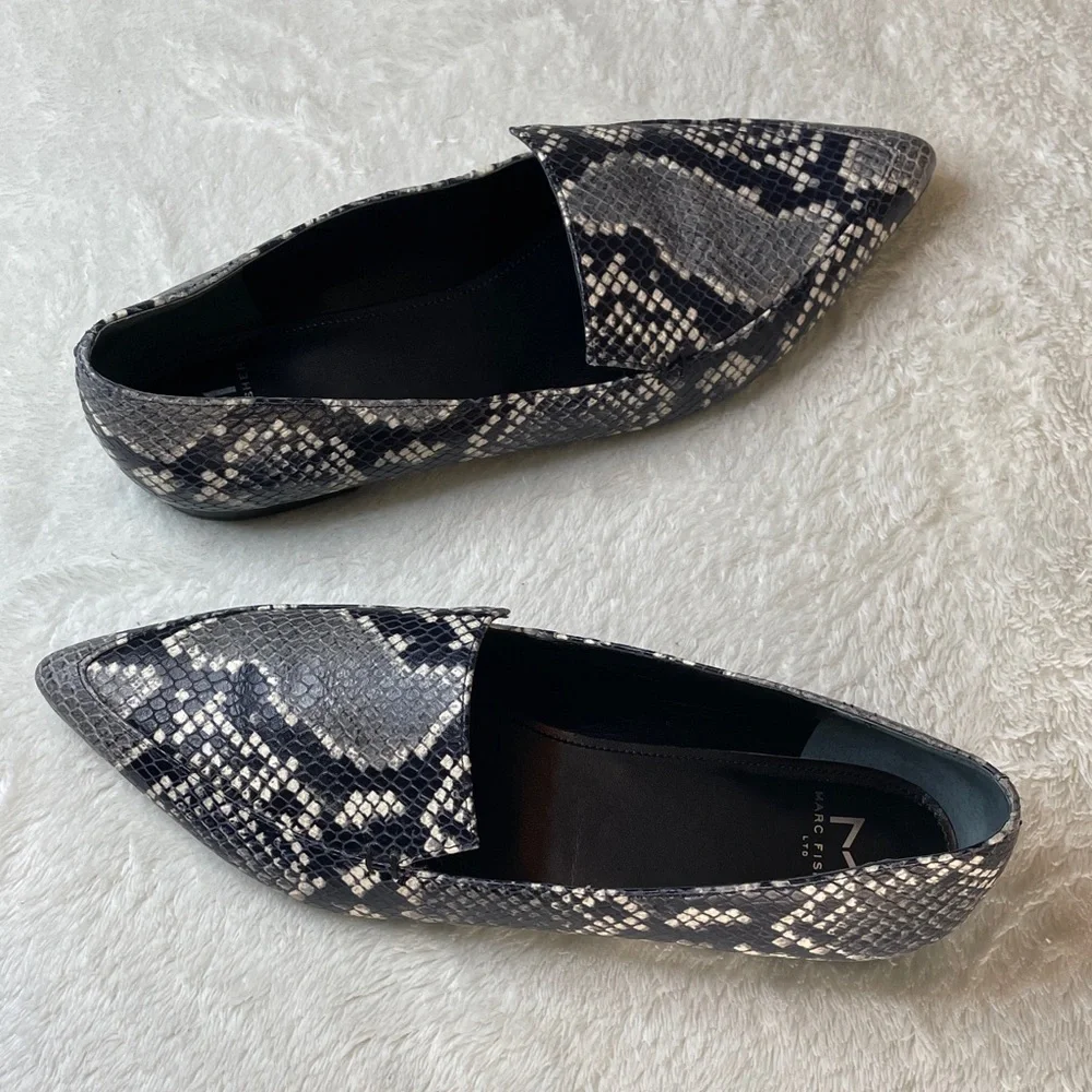 👠 Marc Fisher shoes - Snakeskin Flats - Picture 11 of 13